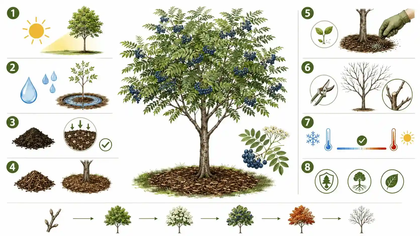 blueberry ash tree