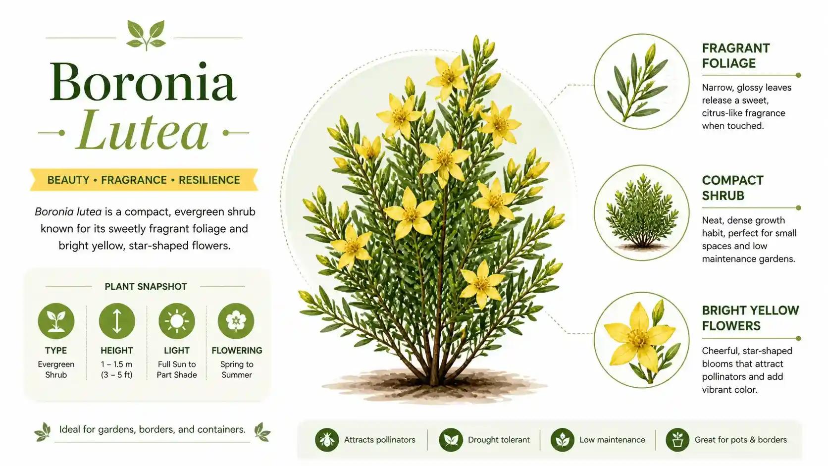 boronia lutea