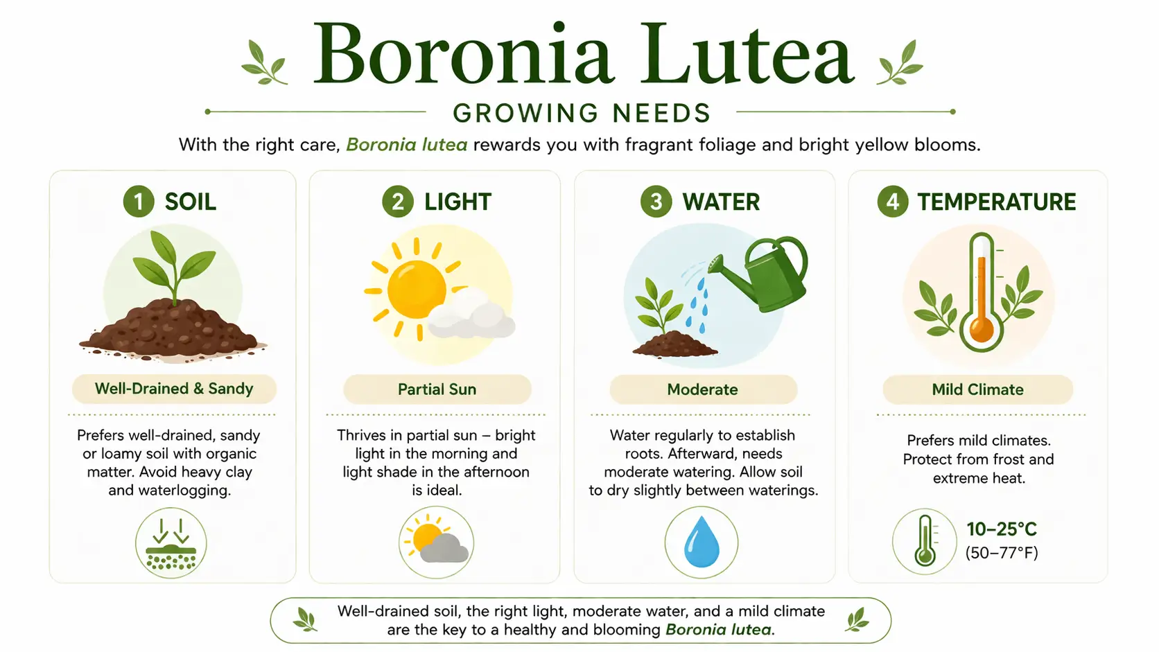boronia lutea