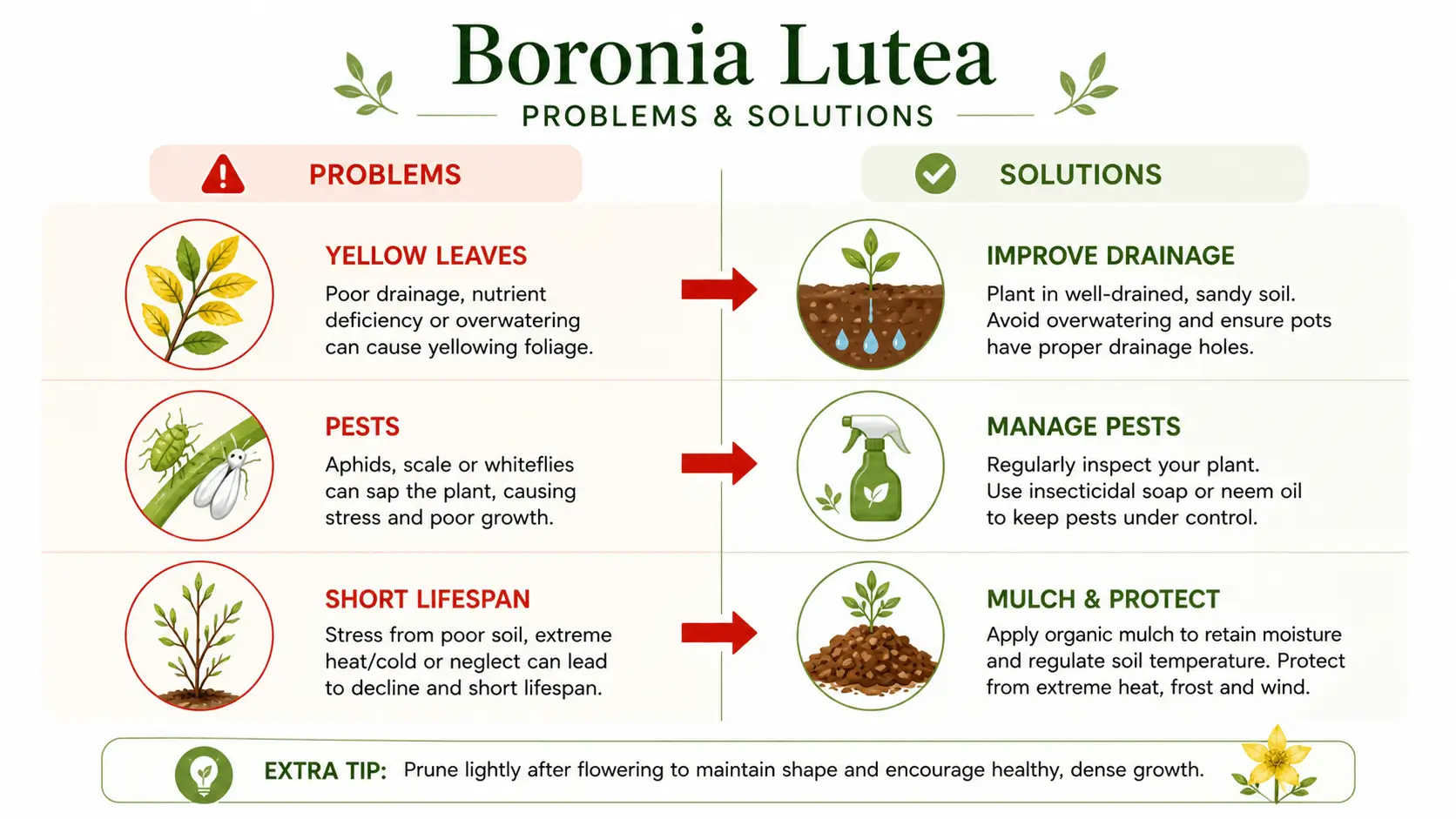 boronia lutea