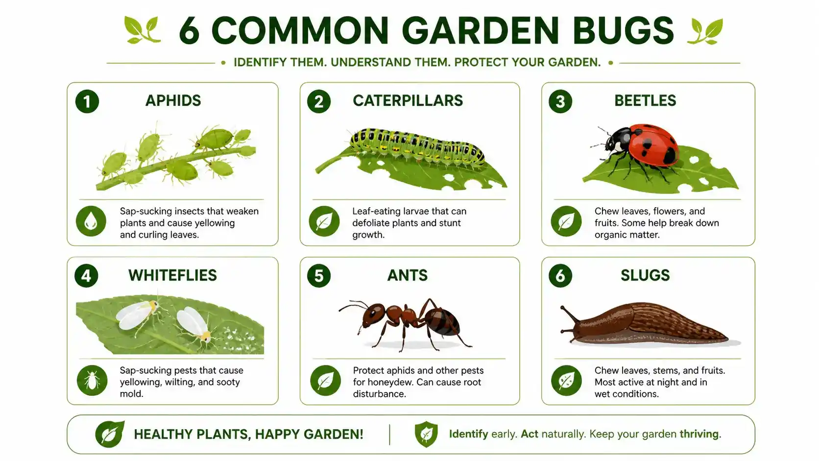 common garden bugs