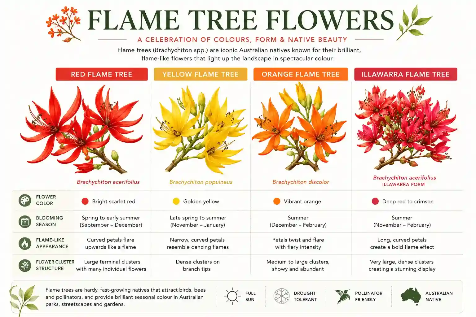 flame tree flowers
