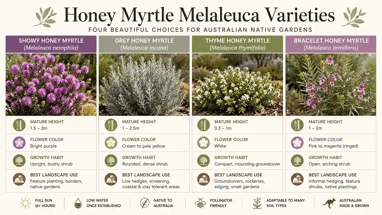 honey myrtle melaleuca