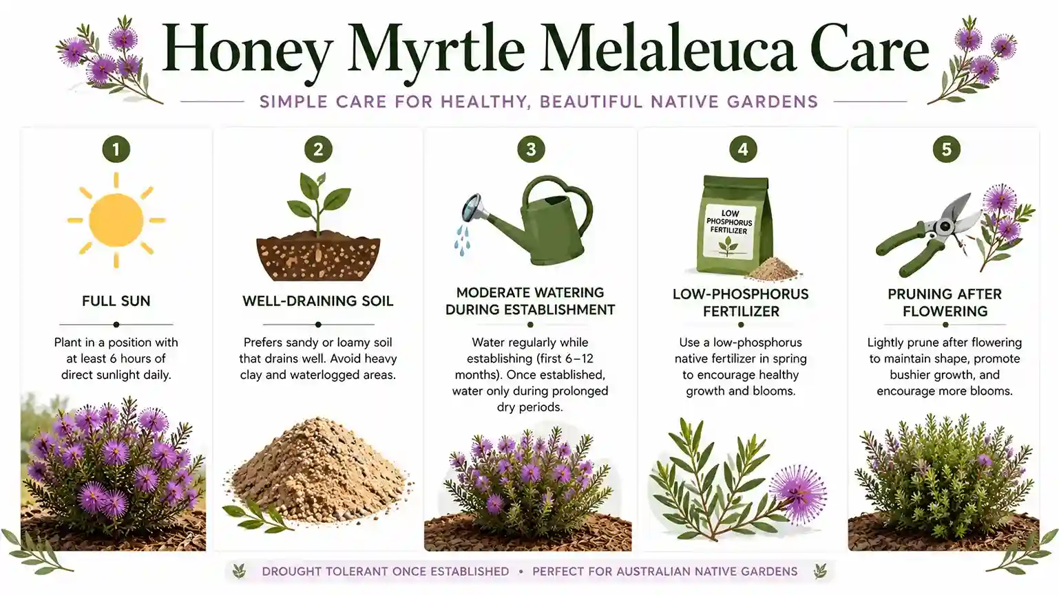 honey myrtle melaleuca
