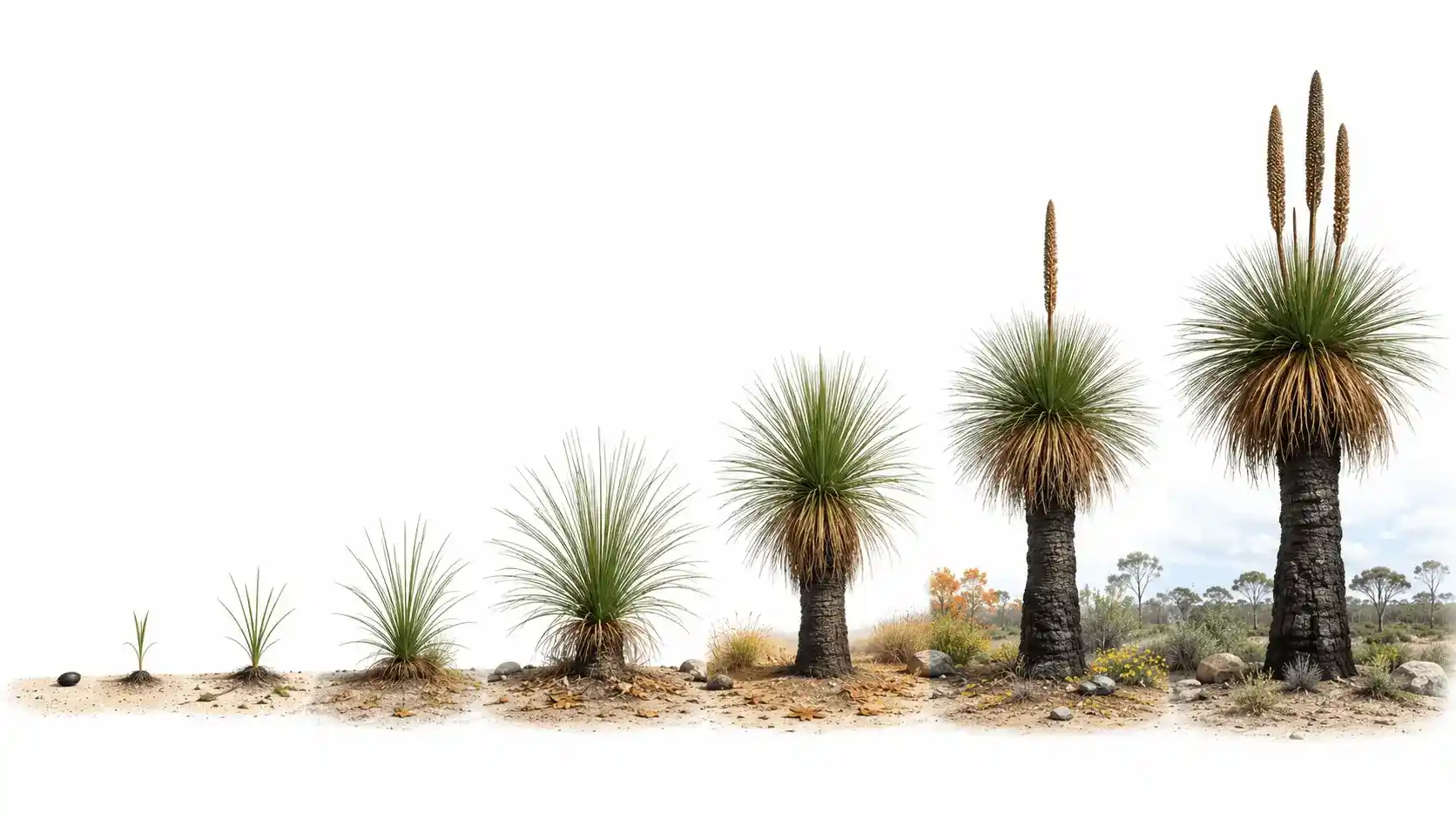 how to plant a grass tree