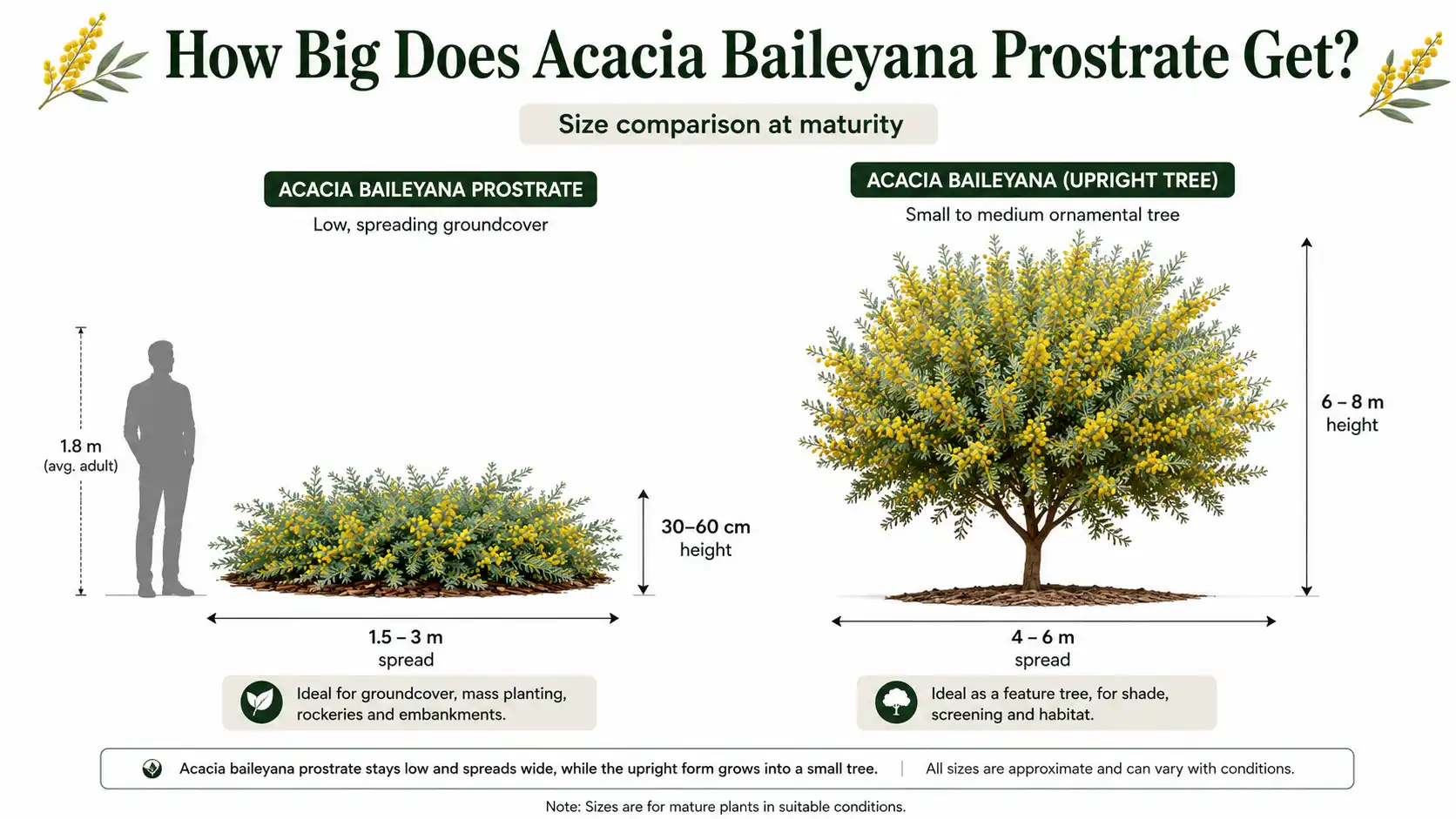 acacia baileyana prostrate