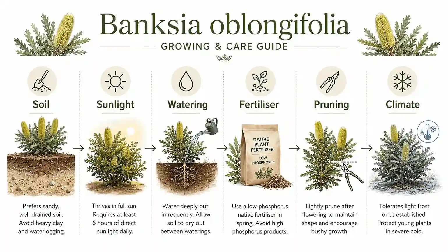 banksia oblongifolia