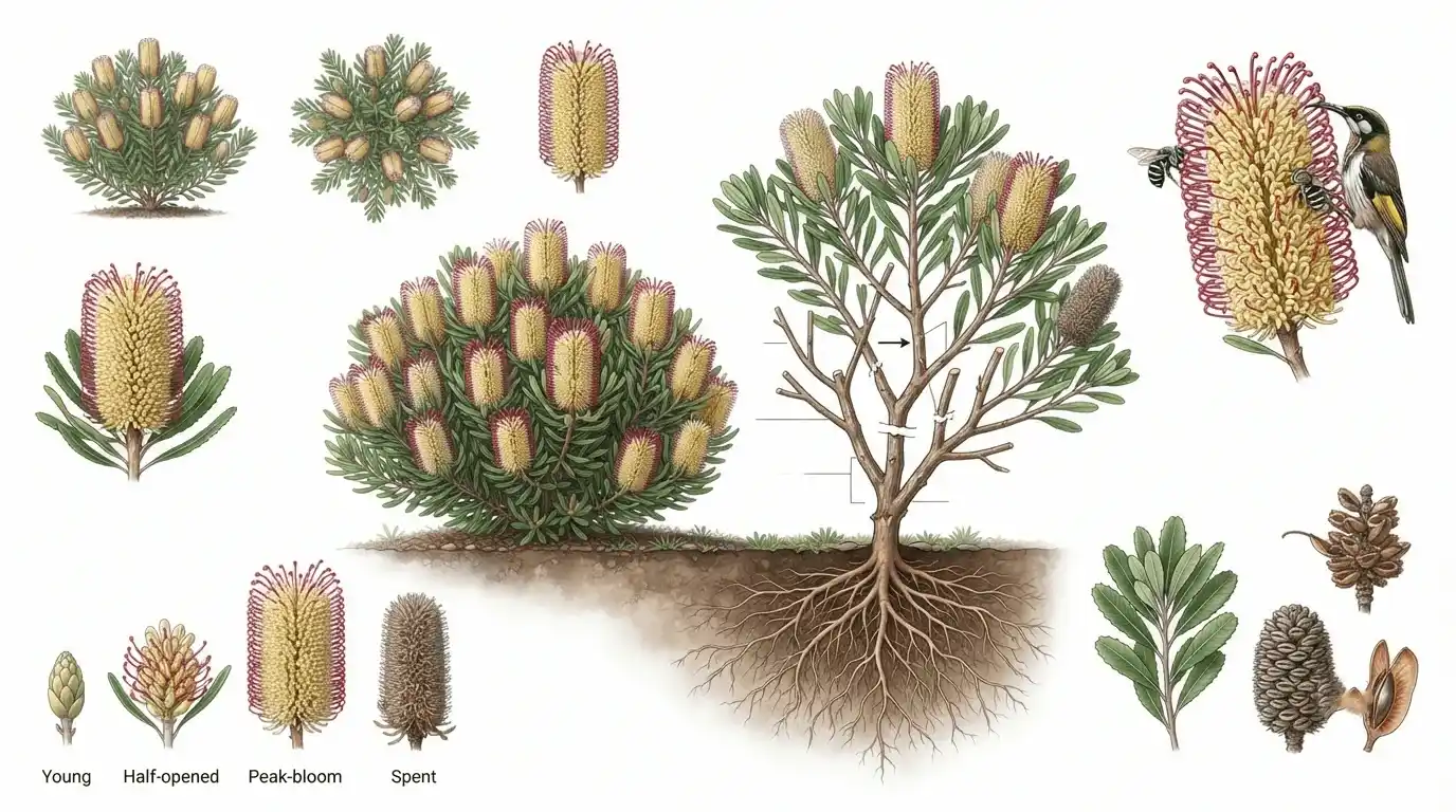 banksia spinulosa cherry candles