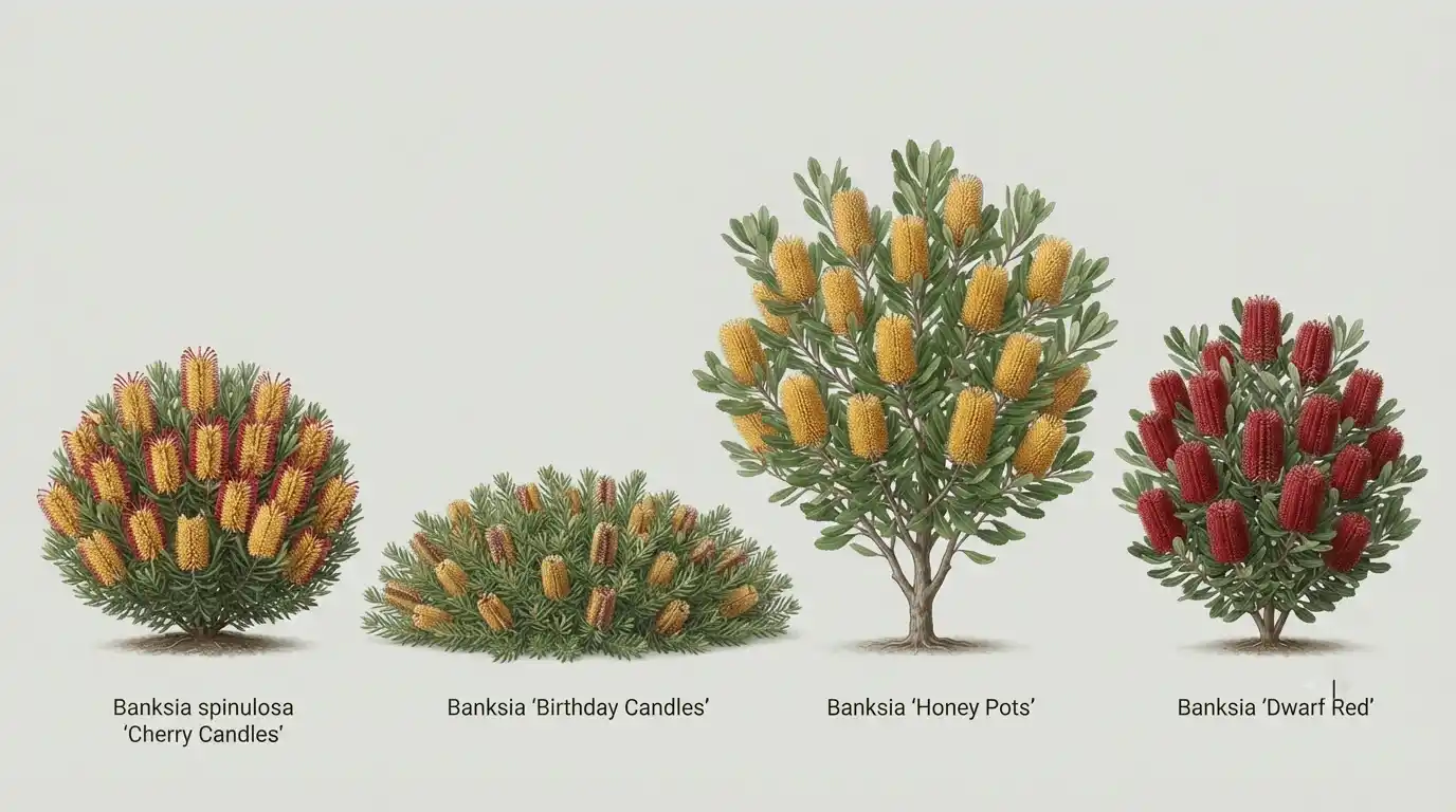 banksia spinulosa cherry candles