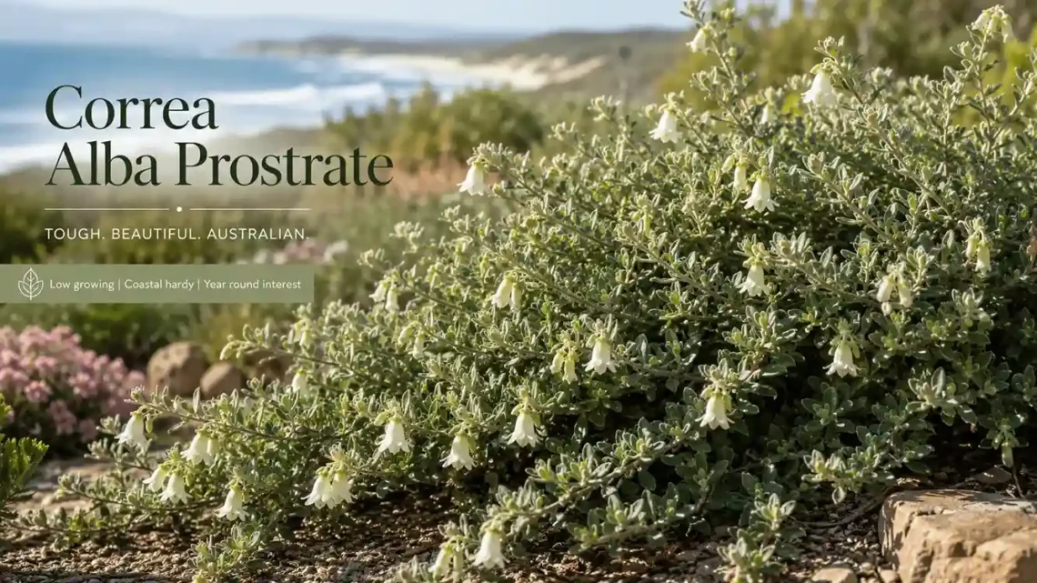 correa alba prostrate