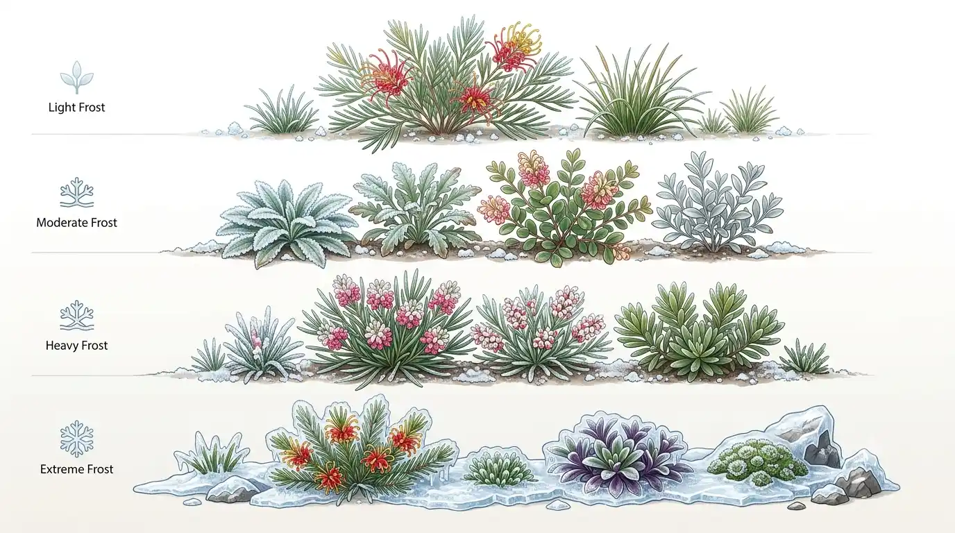 frost hardy grevilleas