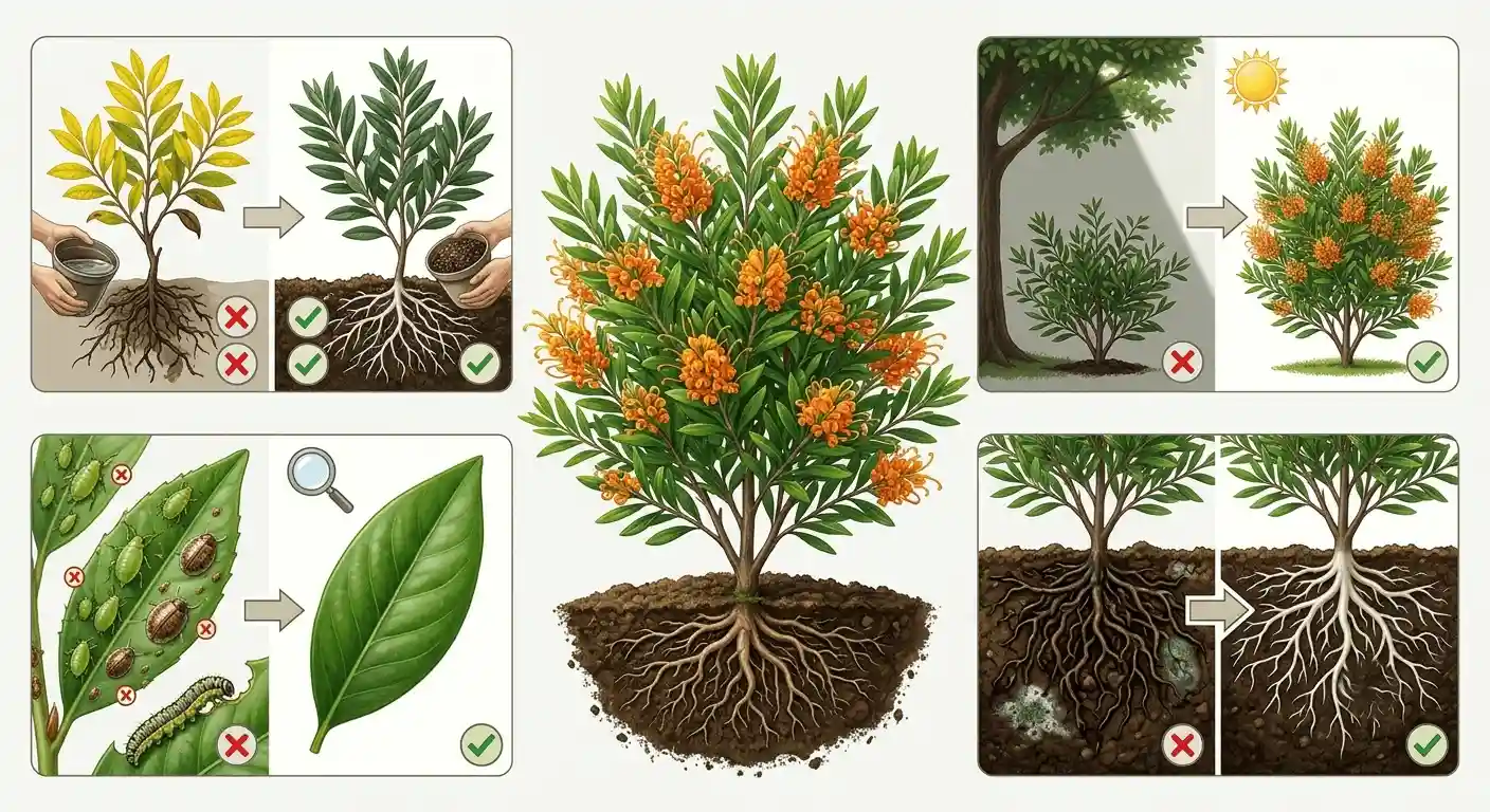 grevillea amber blaze