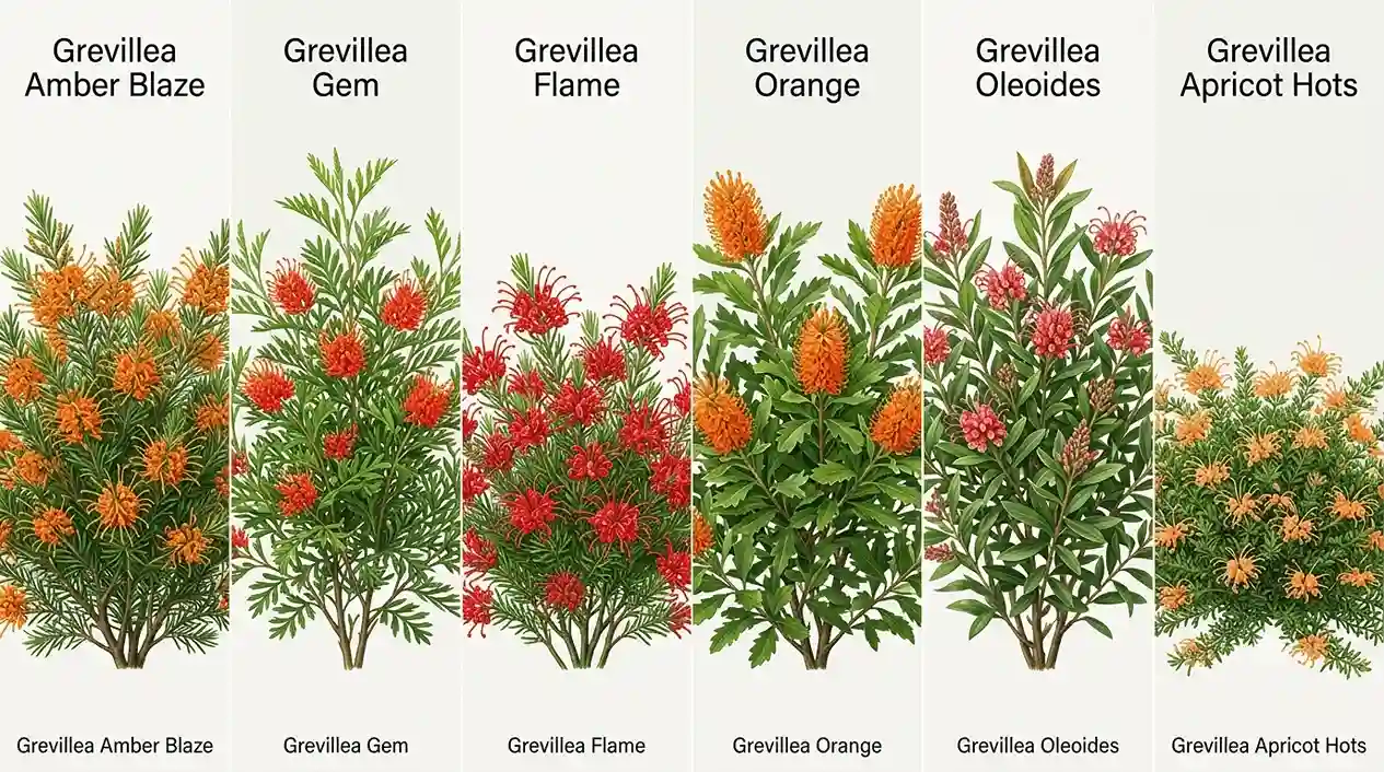grevillea amber blaze