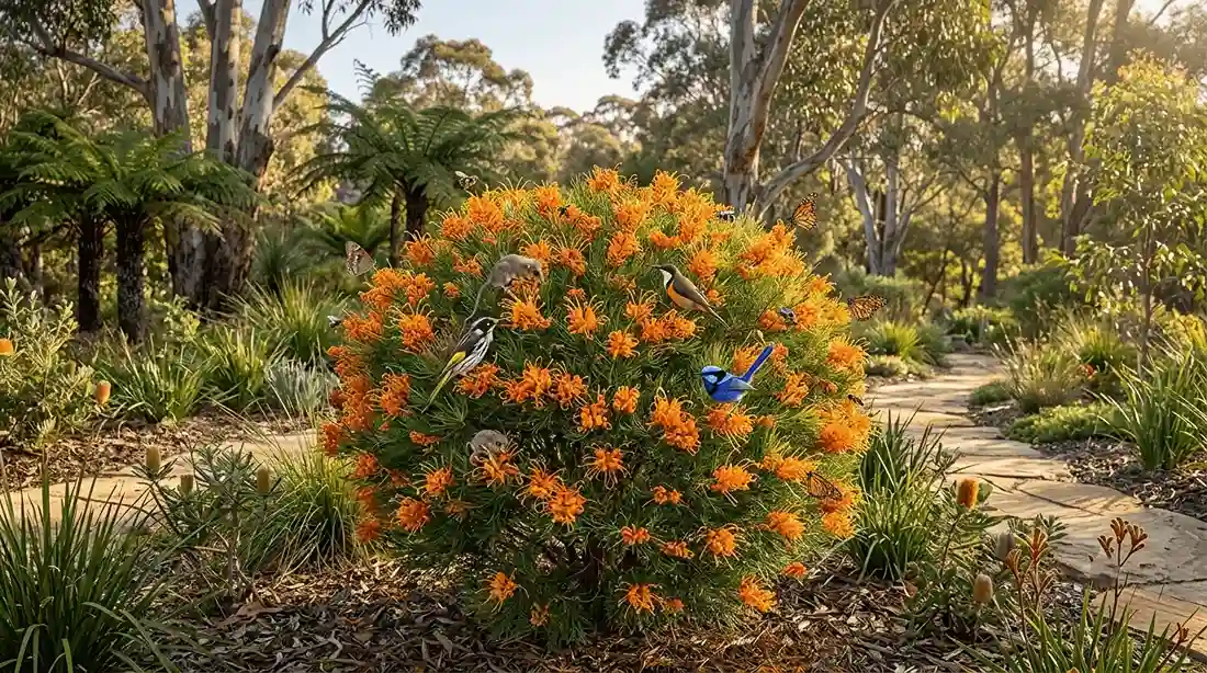 grevillea amber blaze