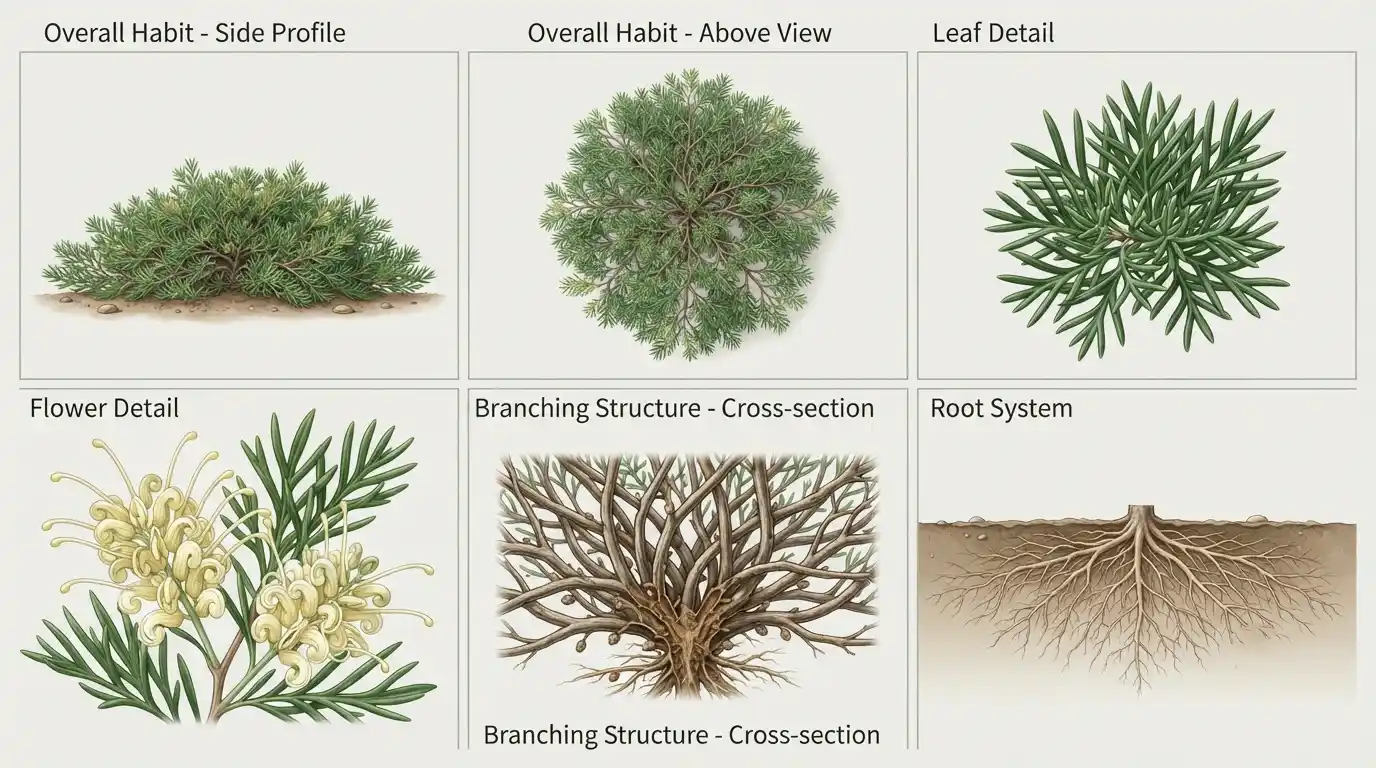 grevillea curviloba flat jack
