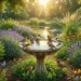 small bird bath