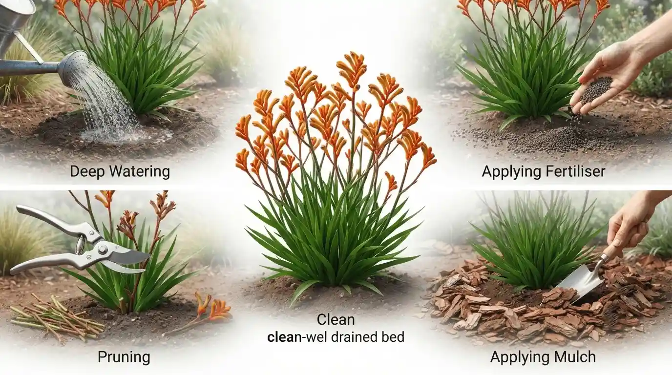 anigozanthos orange cross