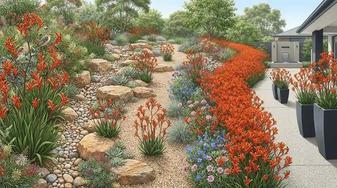 anigozanthos orange cross