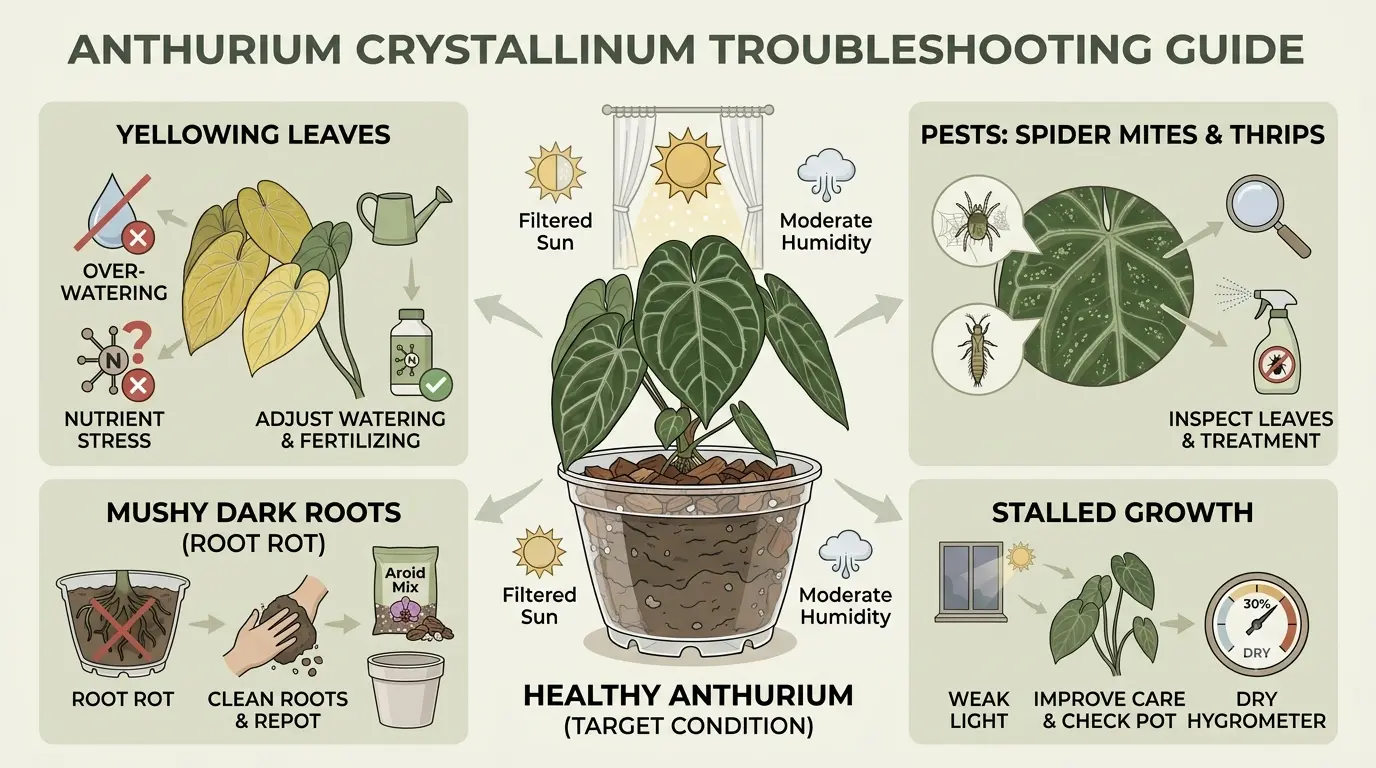 anthurium crystallinum care