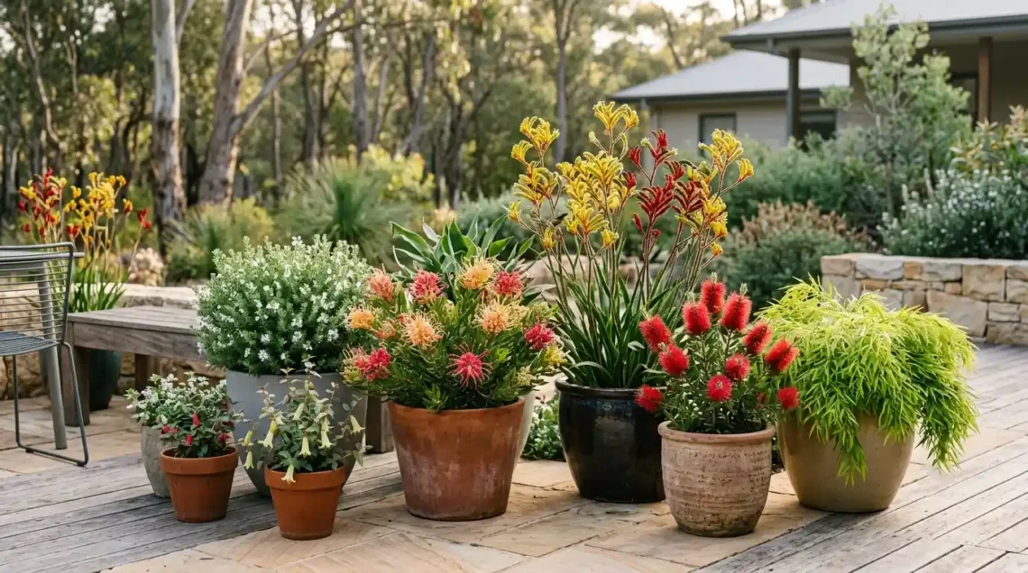 australian native plants in pots
