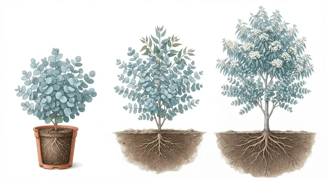baby blue eucalyptus flowers