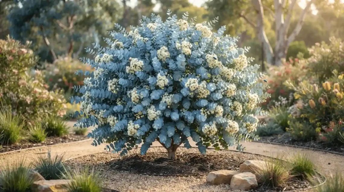 baby blue eucalyptus flowers