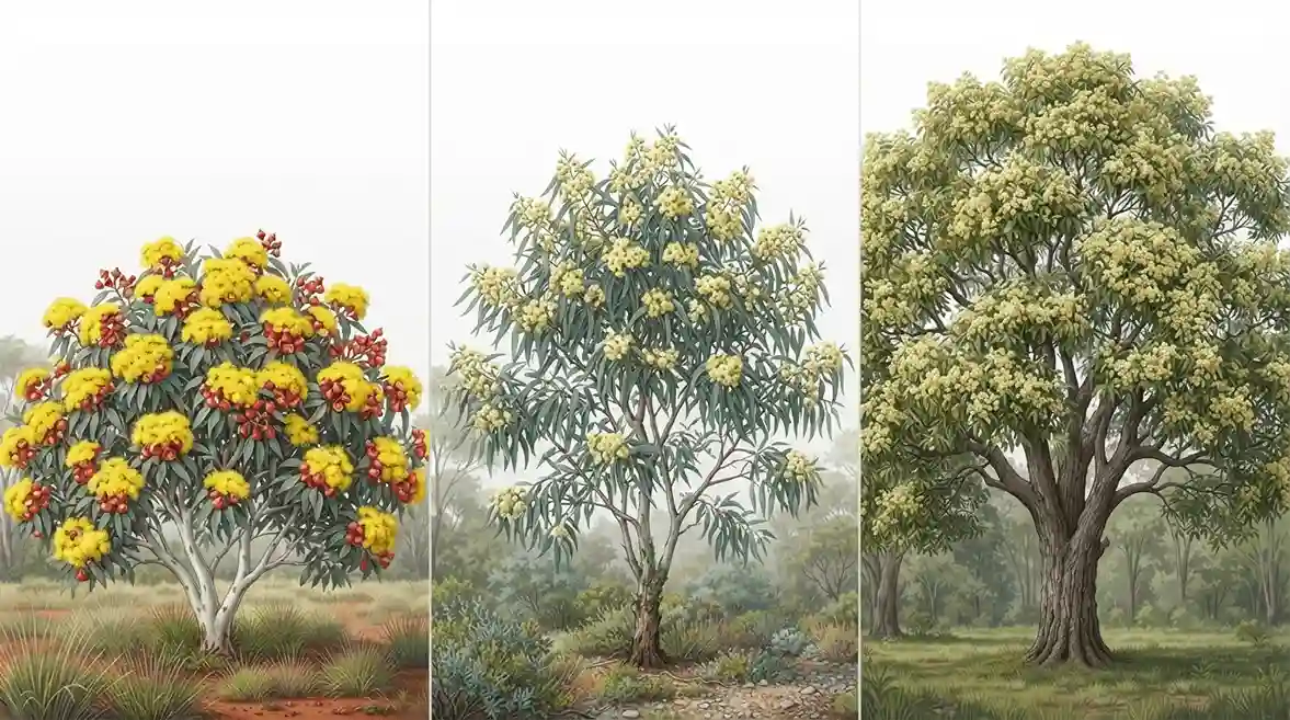 eucalyptus yellow flower
