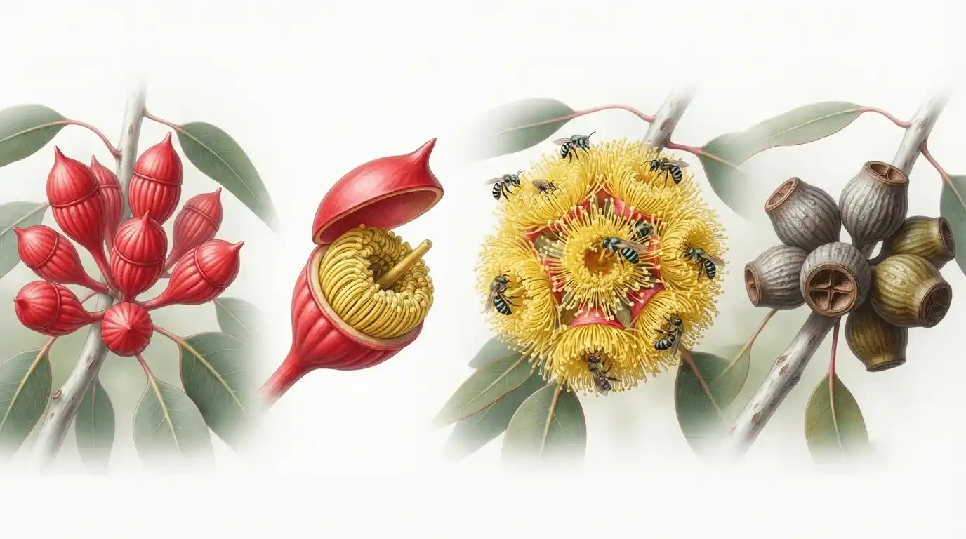 eucalyptus yellow flower