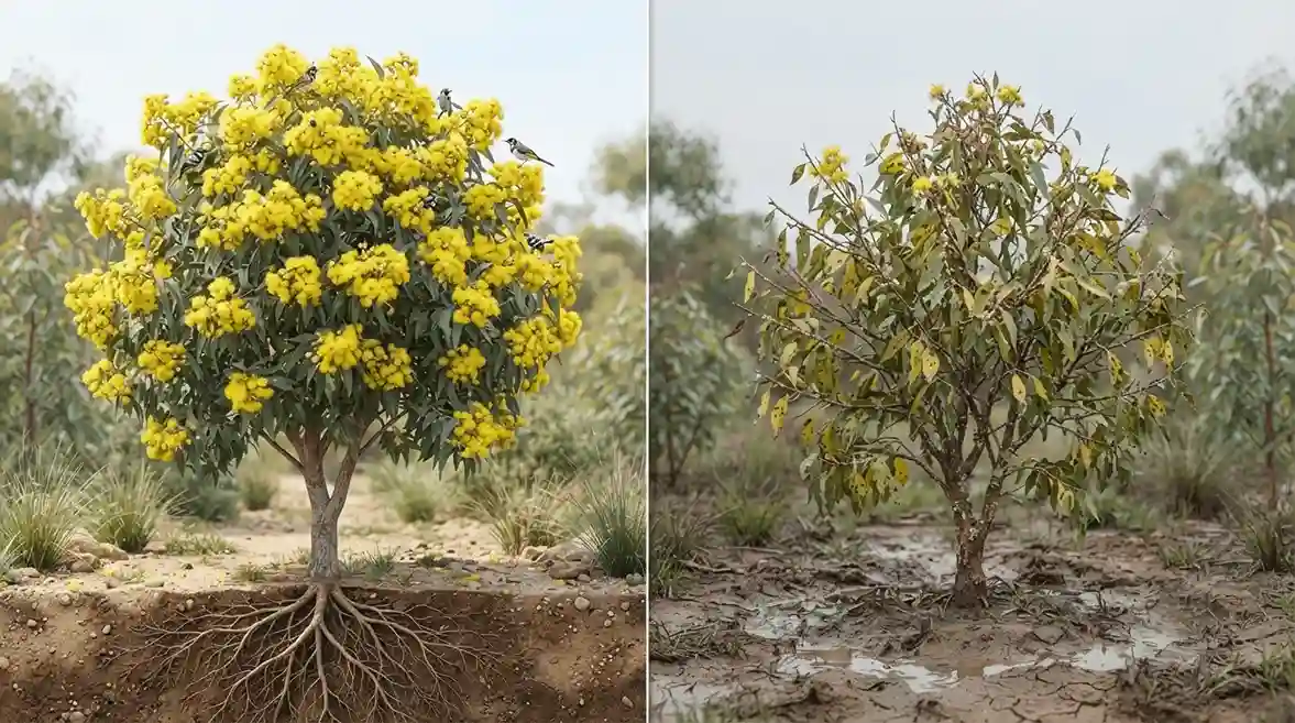 eucalyptus yellow flower