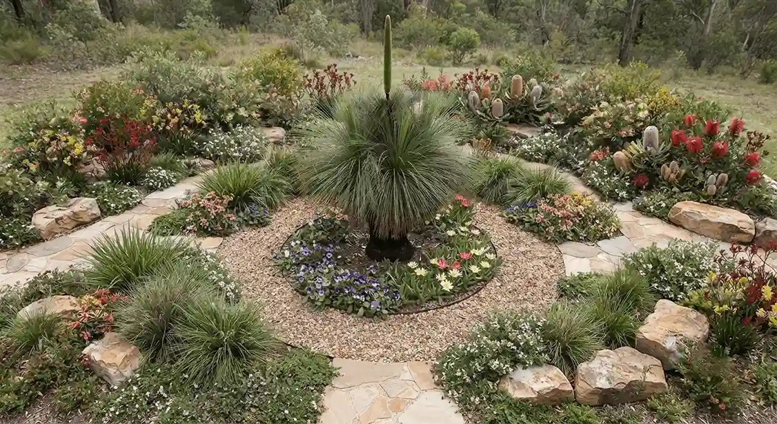 grass tree garden ideas