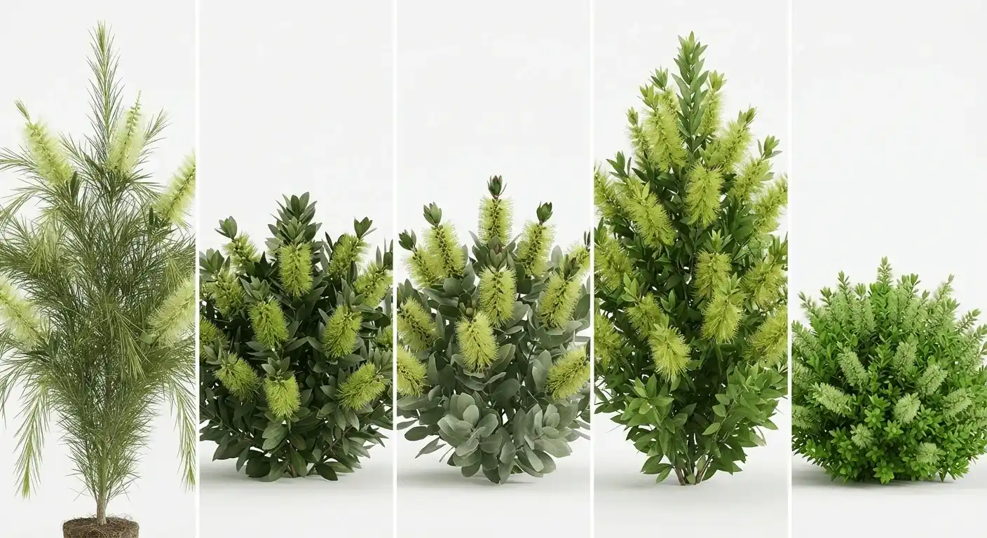 green bottle brush