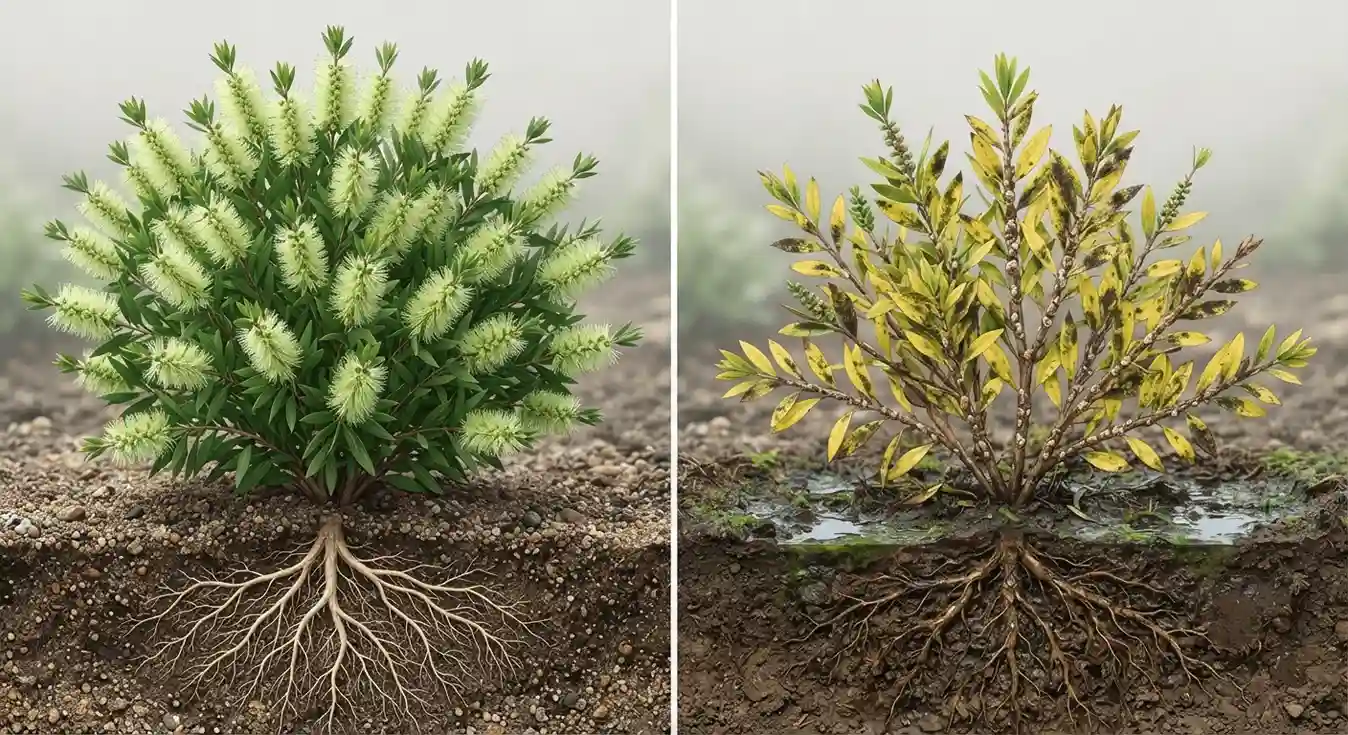 green bottle brush
