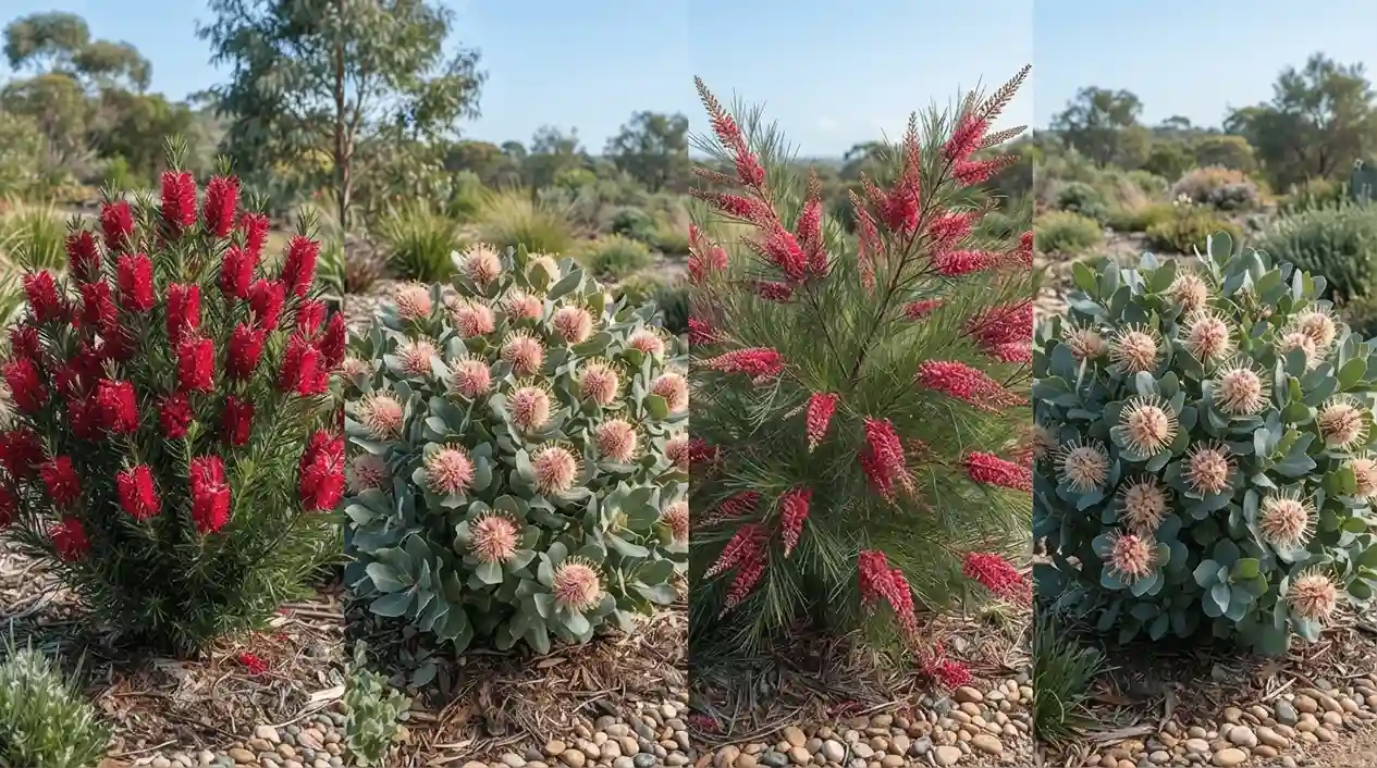 hakea red pokers
