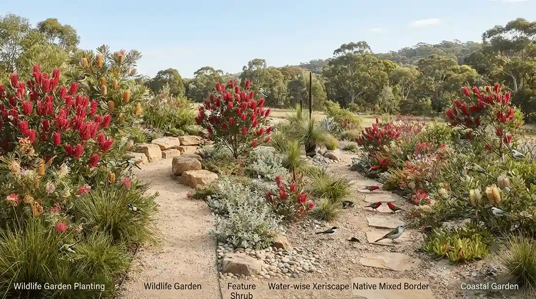 hakea red pokers