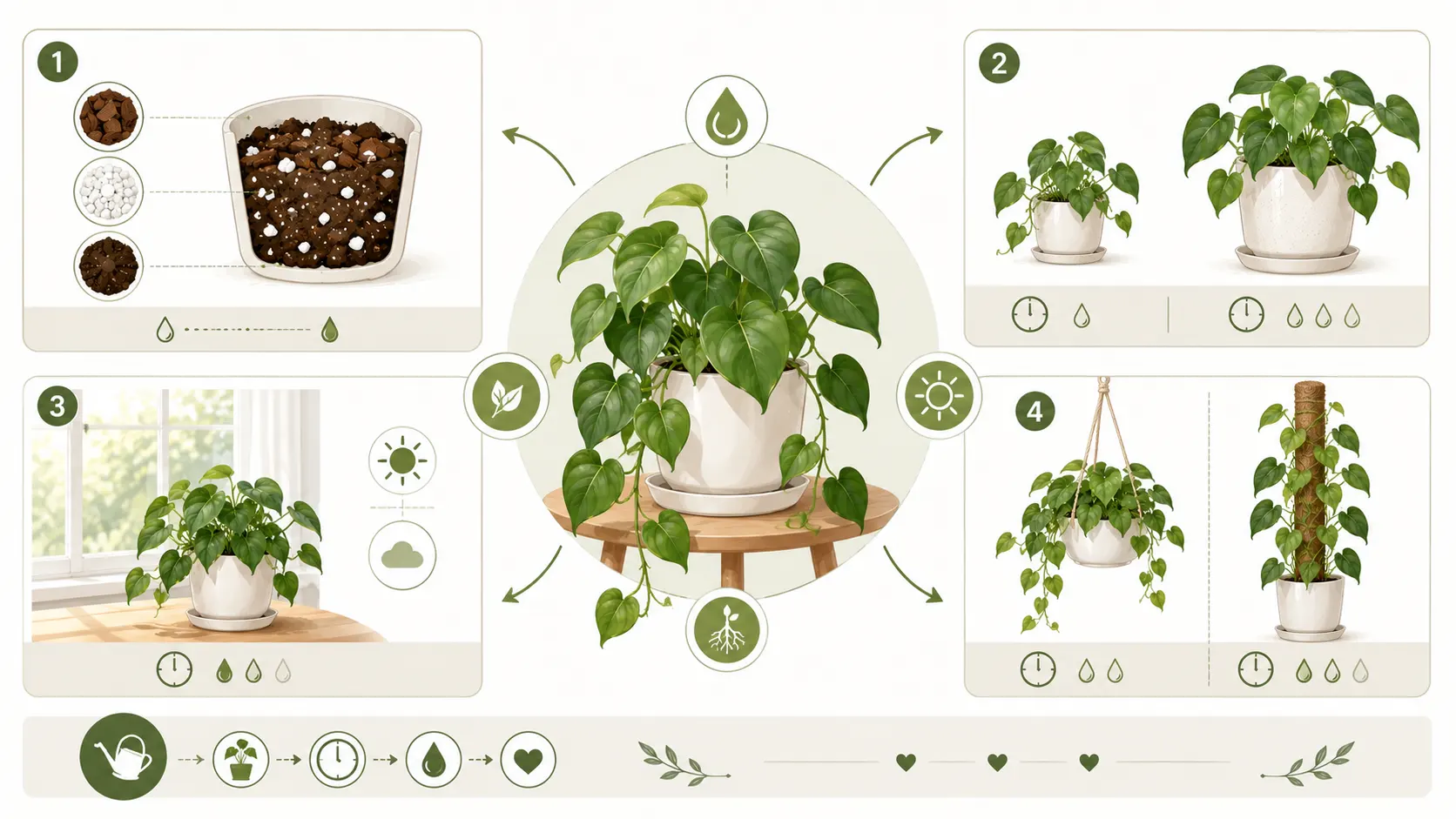 how often to water heartleaf philodendron