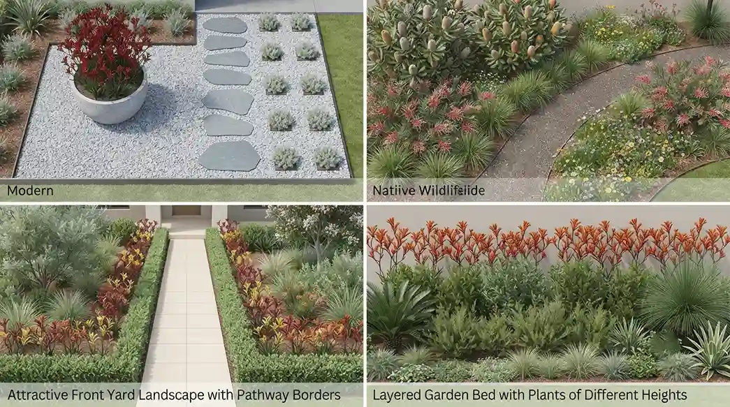 landscaping with kangaroo paws