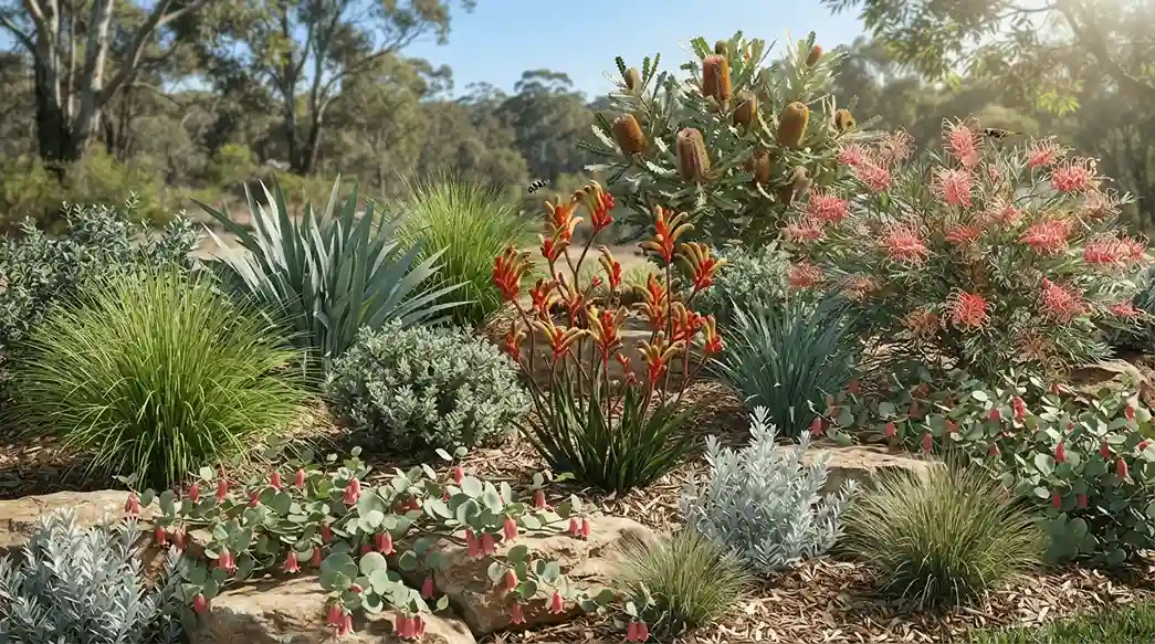 landscaping with kangaroo paws