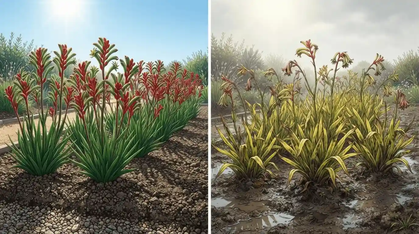landscaping with kangaroo paws