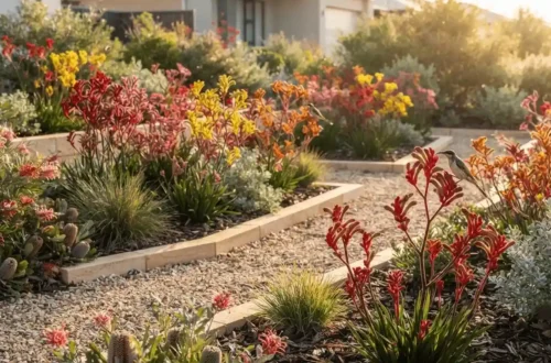 landscaping with kangaroo paws