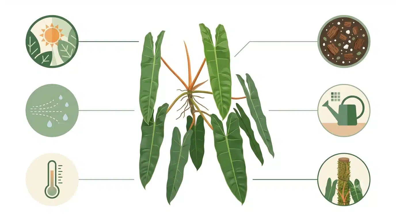 philodendron billietiae growth rate
