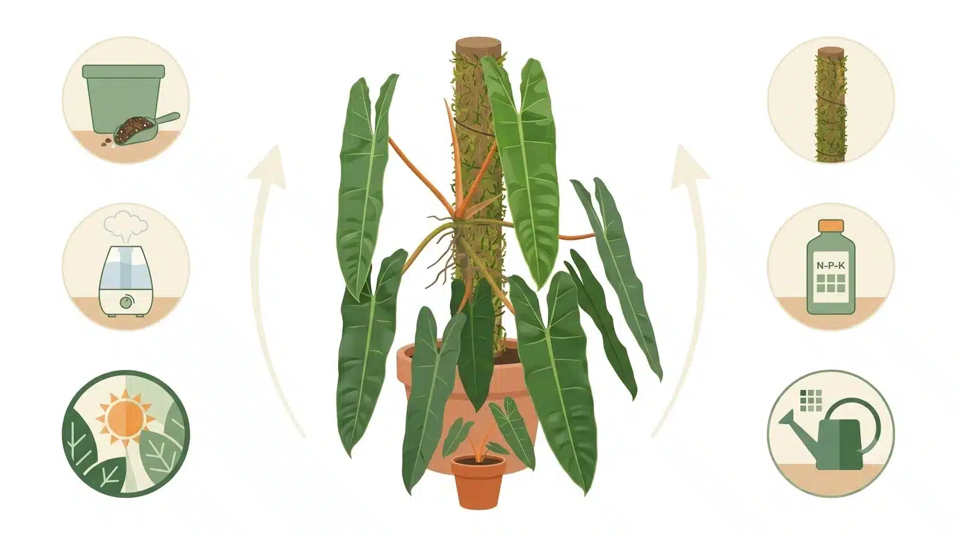 philodendron billietiae growth rate