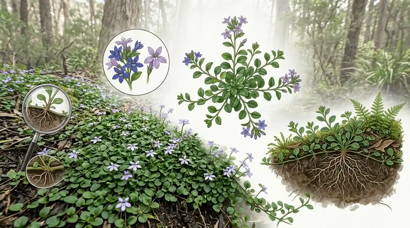 pratia purpurascens