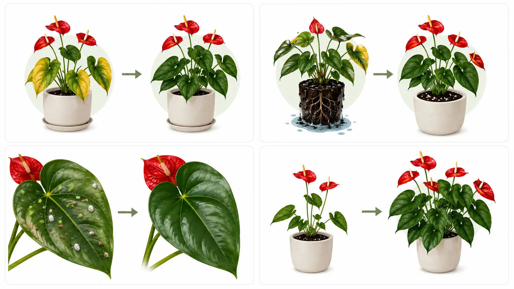 anthurium big red bird care