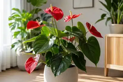anthurium big red bird care